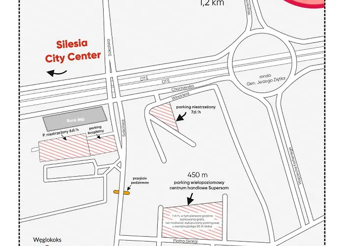 Kairos - Zabrska 15 - Darmowy Podziemny Parking, Klimatyzacja 아파트 카토비체